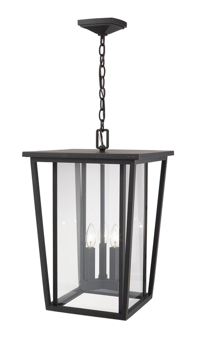 Z-Lite 571CHXL-ORB Seoul Three Light Outdoor Chain Mount Ceiling Fixture, Oil Rubbed Bronze Alternate Image 2.jpg