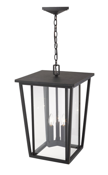 Z-Lite 571CHXL-ORB Seoul Three Light Outdoor Chain Mount Ceiling Fixture, Oil Rubbed Bronze Alternate Image 3.jpg