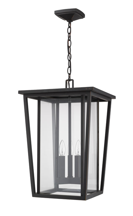 Z-Lite 571CHXL-ORB Seoul Three Light Outdoor Chain Mount Ceiling Fixture, Oil Rubbed Bronze Alternate Image 4.jpg