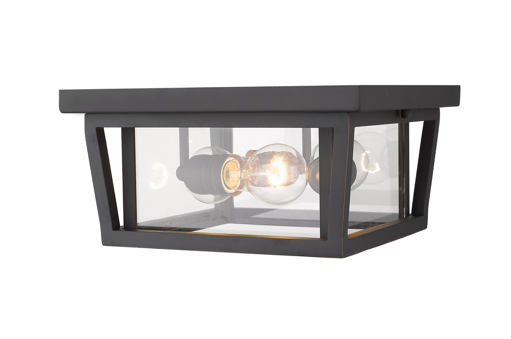 Z-Lite 571F-ORB Seoul Three Light Outdoor Flush Mount, Oil Rubbed Bronze Alternate Image.jpg