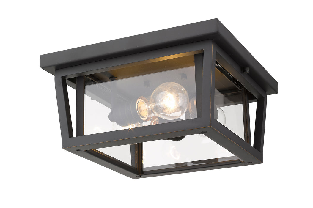 Z-Lite 571F-ORB Seoul Three Light Outdoor Flush Mount, Oil Rubbed Bronze Alternate Image 2.jpg