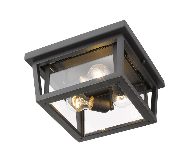 Z-Lite 571F-ORB Seoul Three Light Outdoor Flush Mount, Oil Rubbed Bronze Alternate Image 3.jpg