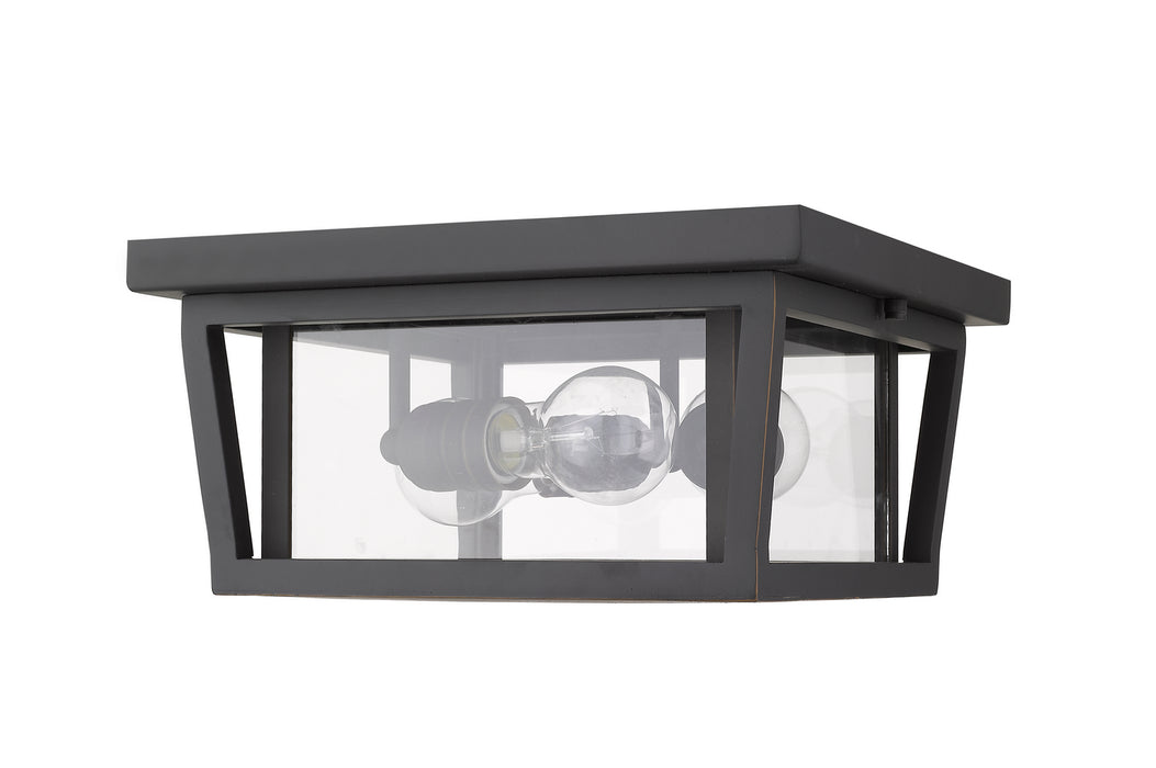 Z-Lite 571F-ORB Seoul Three Light Outdoor Flush Mount, Oil Rubbed Bronze Alternate Image 4.jpg