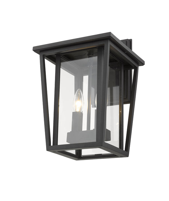 Z-Lite 571M-BK Seoul Two Light Outdoor Wall Sconce, Black Alternate Image 3.jpg