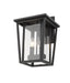 Z-Lite 571M-BK Seoul Two Light Outdoor Wall Sconce, Black Alternate Image 3.jpg