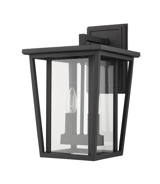 Z-Lite 571M-BK Seoul Two Light Outdoor Wall Sconce, Black Alternate Image 4.jpg