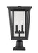 Z-Lite 571PHBR-533PM-BK Seoul Two Light Outdoor Pier Mount, Black Alternate Image 3.jpg