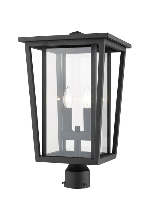 Z-Lite 571PHBR-BK Seoul Two Light Outdoor Post Mount, Black Alternate Image.jpg