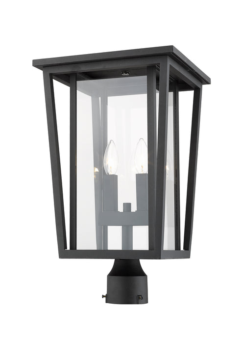 Z-Lite 571PHBR-BK Seoul Two Light Outdoor Post Mount, Black Alternate Image 2.jpg