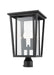 Z-Lite 571PHBR-BK Seoul Two Light Outdoor Post Mount, Black Alternate Image 2.jpg