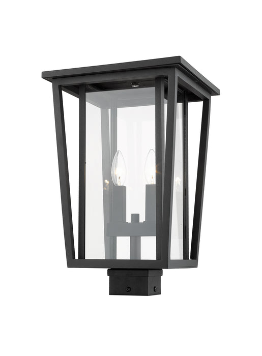 Z-Lite 571PHBS-BK Seoul Two Light Outdoor Post Mount, Black Alternate Image 3.jpg