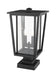 Z-Lite 571PHBS-SQPM-BK Seoul Two Light Outdoor Pier Mount, Black Alternate Image 2.jpg