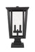 Z-Lite 571PHBS-SQPM-BK Seoul Two Light Outdoor Pier Mount, Black Alternate Image 3.jpg