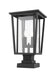 Z-Lite 571PHBS-SQPM-BK Seoul Two Light Outdoor Pier Mount, Black Main Image.jpg