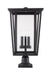 Z-Lite 571PHXLR-533PM-BK Seoul Three Light Outdoor Pier Mount, Black Alternate Image 3.jpg