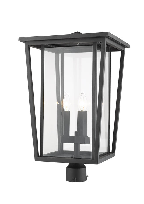 Z-Lite 571PHXLR-BK Seoul Three Light Outdoor Post Mount, Black Alternate Image.jpg