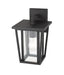 Z-Lite 571S-BK Seoul One Light Outdoor Wall Sconce, Black Alternate Image 2.jpg