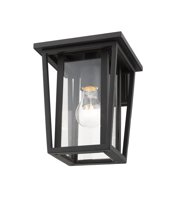 Z-Lite 571S-BK Seoul One Light Outdoor Wall Sconce, Black Alternate Image 3.jpg