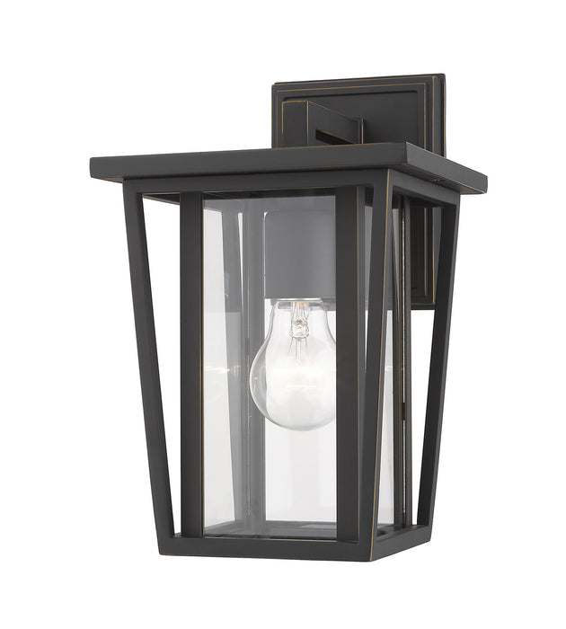 Z-Lite 571S-ORB Seoul One Light Outdoor Wall Sconce, Oil Rubbed Bronze Main Image.jpg