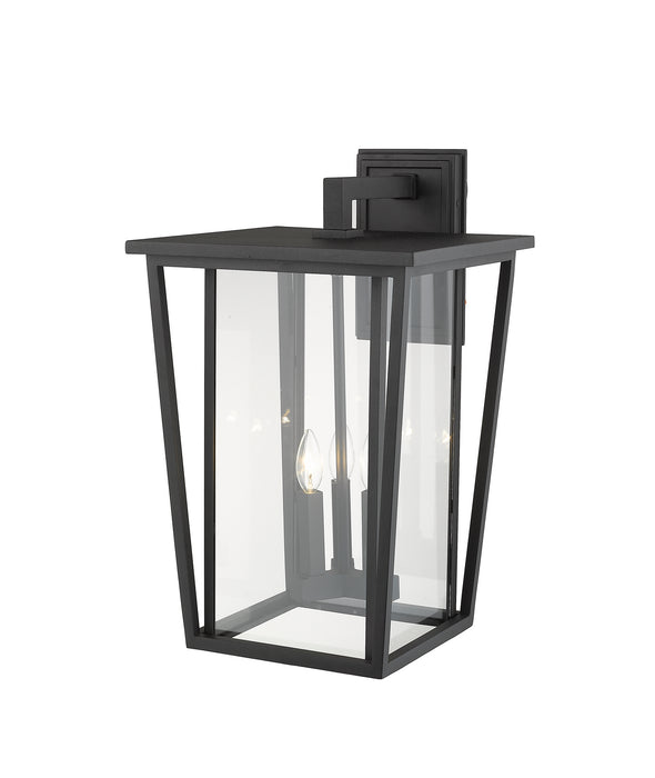 Z-Lite 571XL-BK Seoul Three Light Outdoor Wall Sconce, Black Alternate Image.jpg