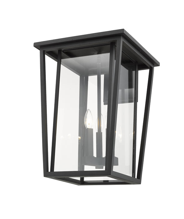 Z-Lite 571XL-BK Seoul Three Light Outdoor Wall Sconce, Black Alternate Image 3.jpg