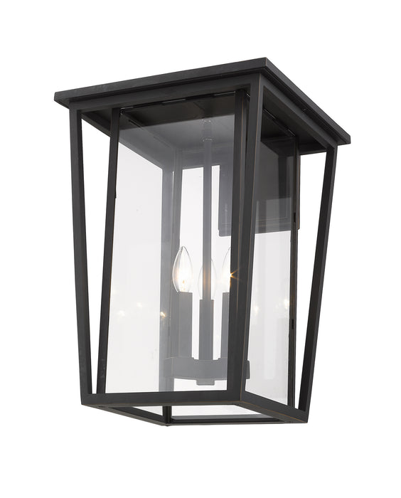 Z-Lite 571XL-ORB Seoul Three Light Outdoor Wall Sconce, Oil Rubbed Bronze Alternate Image 3.jpg