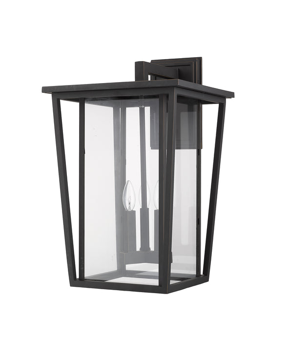 Z-Lite 571XL-ORB Seoul Three Light Outdoor Wall Sconce, Oil Rubbed Bronze Alternate Image 4.jpg