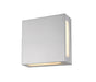 Z-Lite 572B-SL-LED Quadrate LED Outdoor Wall Sconce, Silver Alternate Image.jpg