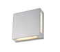 Z-Lite 572B-SL-LED Quadrate LED Outdoor Wall Sconce, Silver Alternate Image 2.jpg