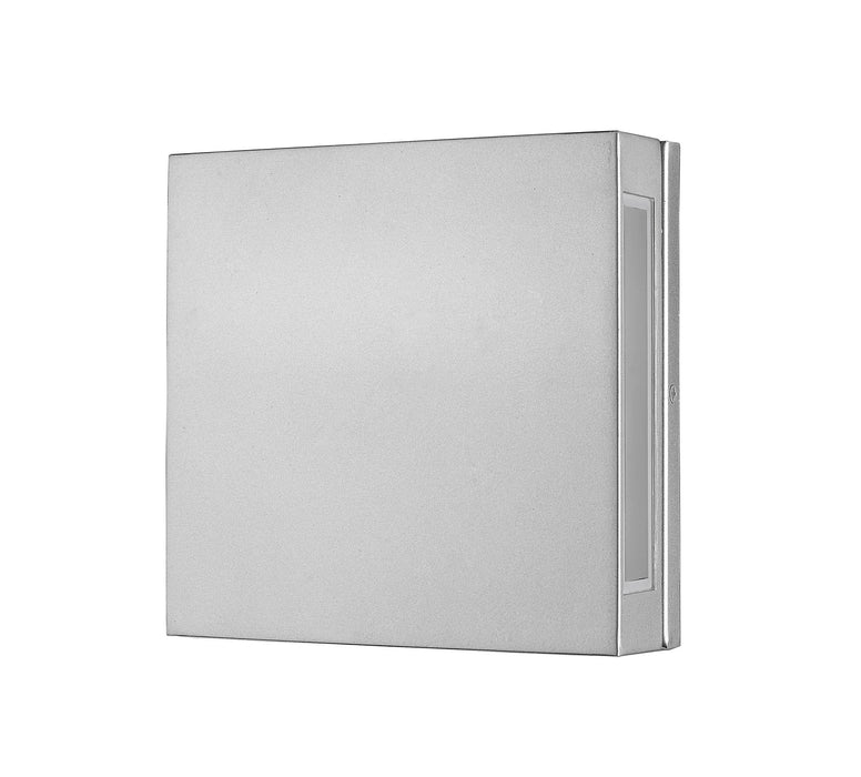 Z-Lite 572B-SL-LED Quadrate LED Outdoor Wall Sconce, Silver Alternate Image 4.jpg