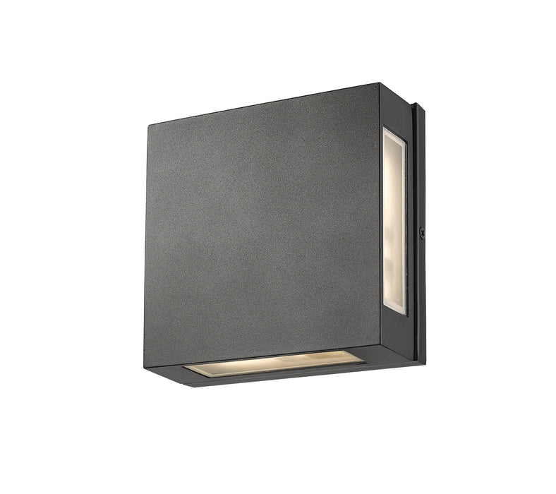 Z-Lite 572S-BK-LED Quadrate LED Outdoor Wall Sconce, Black Alternate Image.jpg