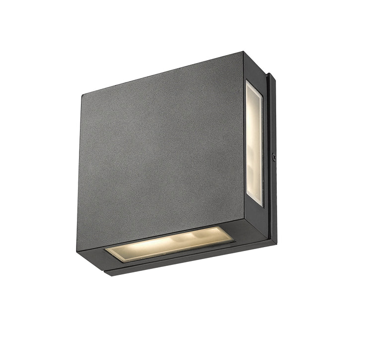 Z-Lite 572S-BK-LED Quadrate LED Outdoor Wall Sconce, Black Alternate Image 2.jpg