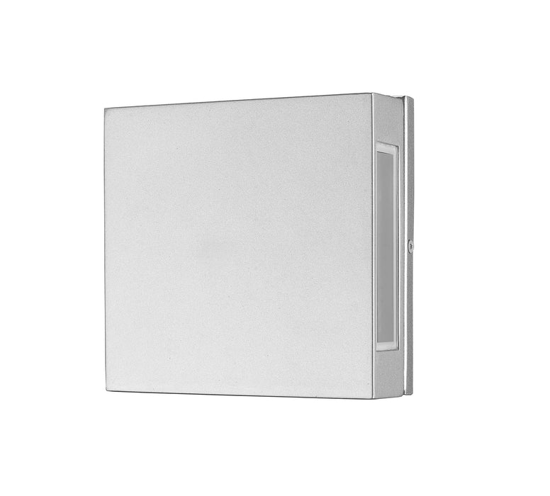 Z-Lite 572S-SL-LED Quadrate LED Outdoor Wall Sconce, Silver Alternate Image 4.jpg