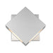 Z-Lite 572S-SL-LED Quadrate LED Outdoor Wall Sconce, Silver Main Image.jpg