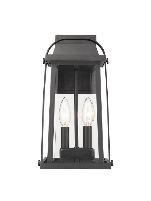 Z-Lite 574M-BK Millworks Two Light Outdoor Wall Sconce, Black Alternate Image.jpg