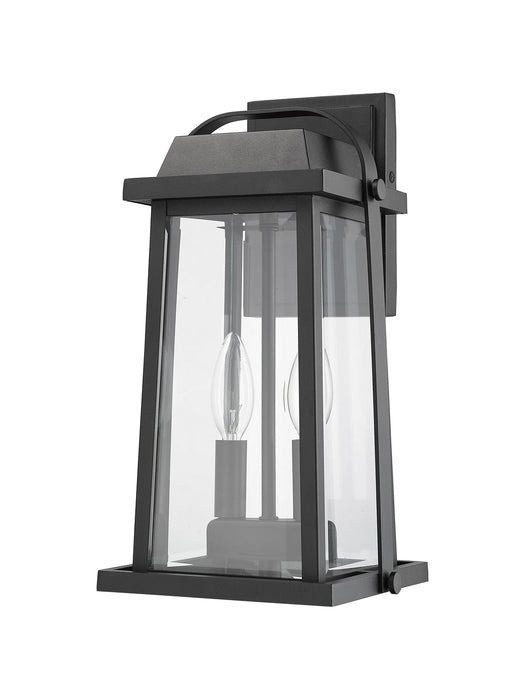 Z-Lite 574M-BK Millworks Two Light Outdoor Wall Sconce, Black Alternate Image 4.jpg