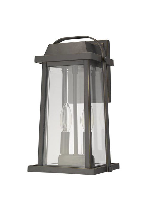 Z-Lite 574M-ORB Millworks Two Light Outdoor Wall Sconce, Oil Rubbed Bronze Alternate Image 4.jpg