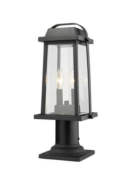 Z-Lite 574PHMR-533PM-BK Millworks Two Light Outdoor Pier Mount, Black Alternate Image.jpg