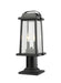 Z-Lite 574PHMR-533PM-BK Millworks Two Light Outdoor Pier Mount, Black Alternate Image.jpg