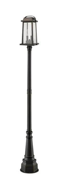 Z-Lite 574PHMR-564P-ORB Millworks Two Light Outdoor Post Mount, Oil Rubbed Bronze Alternate Image.jpg