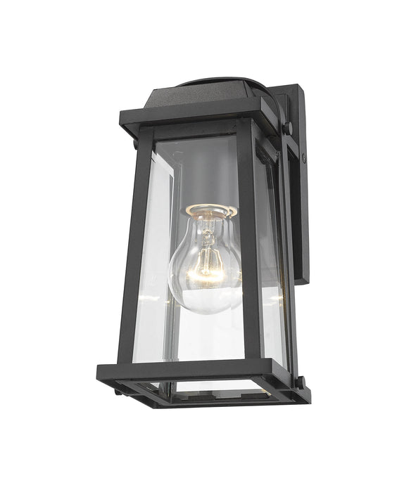 Z-Lite 574S-BK Millworks One Light Outdoor Wall Sconce, Black Alternate Image 2.jpg