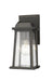 Z-Lite 574S-ORB Millworks One Light Outdoor Wall Sconce, Oil Rubbed Bronze Main Image.jpg