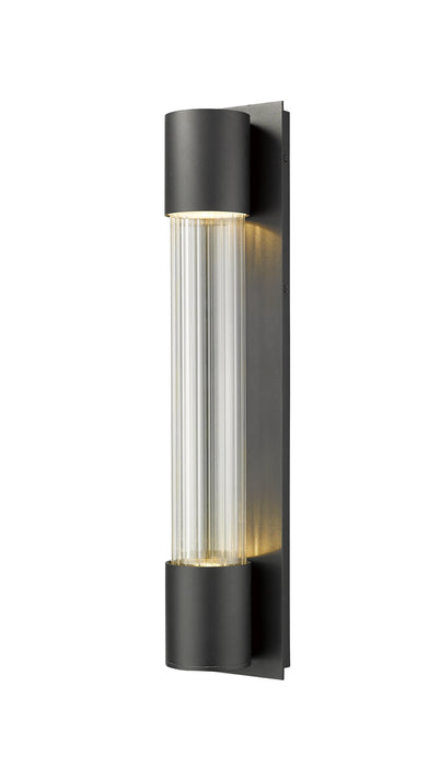 Z-Lite 575B-BK-LED Striate LED Outdoor Wall Sconce, Black Main Image.jpg