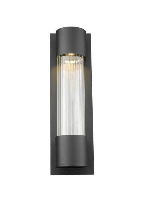 Z-Lite 575S-BK-LED Striate LED Outdoor Wall Sconce, Black Alternate Image.jpg