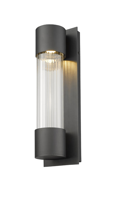 Z-Lite 575S-BK-LED Striate LED Outdoor Wall Sconce, Black Alternate Image 2.jpg