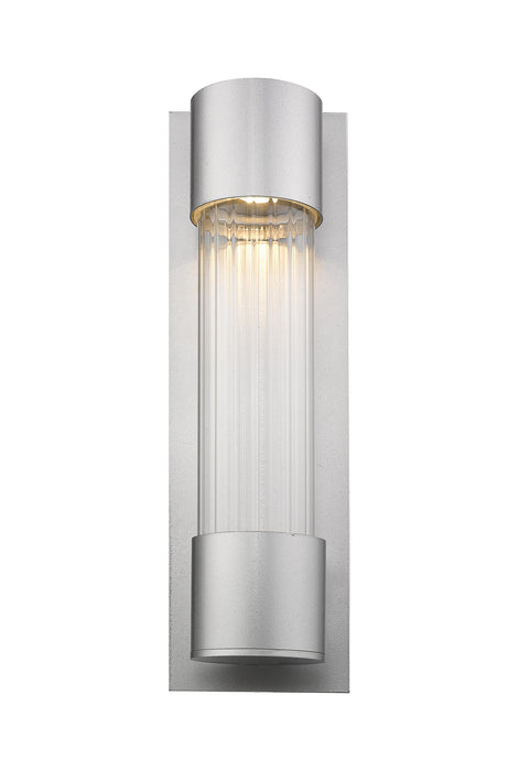 Z-Lite 575S-SL-LED Striate LED Outdoor Wall Sconce, Silver Alternate Image.jpg