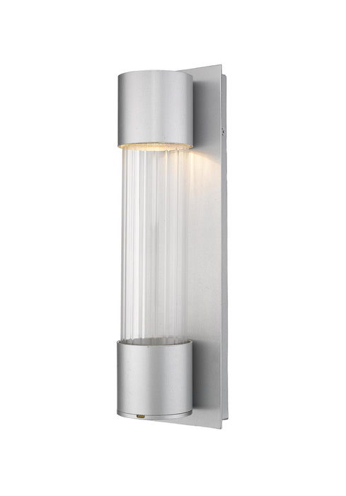 Z-Lite 575S-SL-LED Striate LED Outdoor Wall Sconce, Silver Main Image.jpg