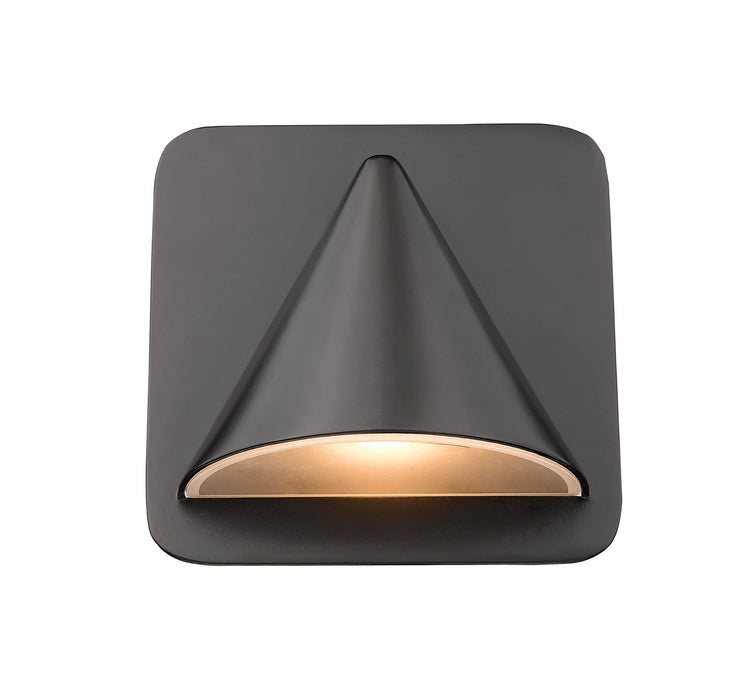 Z-Lite 578ORBZ-LED Obelisk LED Outdoor Wall Sconce, Outdoor Rubbed Bronze Main Image.jpg