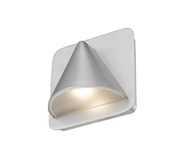 Z-Lite 578SL-LED Obelisk LED Outdoor Wall Sconce, Silver Alternate Image 2.jpg