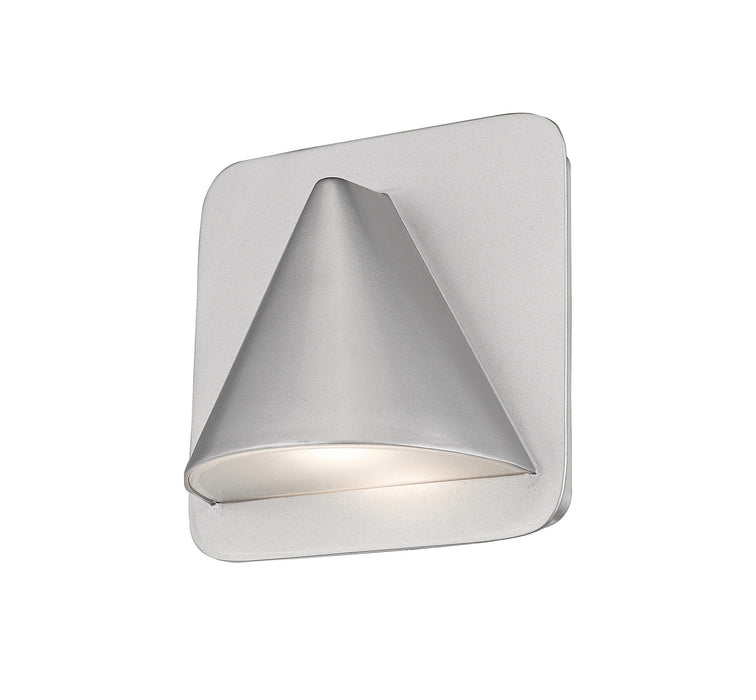 Z-Lite 578SL-LED Obelisk LED Outdoor Wall Sconce, Silver Alternate Image 3.jpg